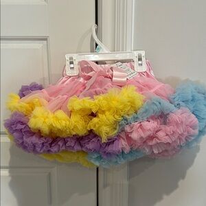 NWT Colorful Petti Skirt with Ruffles